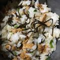 クックUNZC41☆'s cooksnap of when they made おいなりあげ＆塩昆布＆枝豆の混ぜご飯.