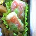 とら＆とららのママ's cooksnap of when they made お弁当、おつまみに！　カニかま枝豆天ぷら.