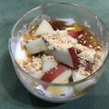 アンドーナツ☆'s cooksnap of when they made りんご蜂蜜ヨーグルトにきな粉のせ.