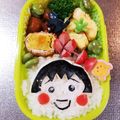 shizuとreo's cooksnap of when they made ちびまる子ちゃん♡キャラ弁.