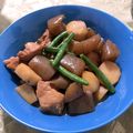 ふらふらおやじ's cooksnap of when they made さといも※鶏肉※こんにゃくの煮物.