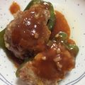ルルルるか☆'s cooksnap of when they made 簡単☆豆腐でヘルシー★ピーマンの肉詰め.