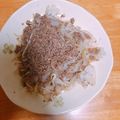 indaeyo's cooksnap of when they made 節約！簡単！もやしとひき肉のポン酢炒め.
