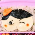 けい♥️'s cooksnap of when they made 子供お弁当に！おしり探偵 キャラ弁！.