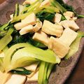 irohaodet's cooksnap of when they made 高野豆腐とチンゲン菜の野菜炒め♪簡単.