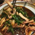 しょーばお's cooksnap of when they made うまっ♪イカのニラ＆キムチ炒め.