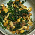 blue_apron's cooksnap of when they made ほうれん草となめこの和え物.