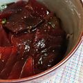 波奈子's cooksnap of when they made 簡単絶品！海鮮漬け丼のタレ.