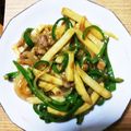 ピクミン☆K's cooksnap of when they made 牛肉ピーマンポテトのチンジャオロース風.