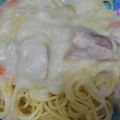 RUKA37's cooksnap of when they made 残ったシチューで簡単クリームパスタ.