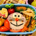 のんママ22's cooksnap of when they made ドラえもん♡キャラ弁♡2.