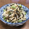 ままばなな1020's cooksnap of when they made コリコリ～❤❤塩昆布＆枝豆ｄｅ切干サラダ.
