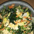 TAMOKI☆'s cooksnap of when they made 給食風レシピ☆白菜とほうれん草のごまあえ.