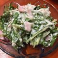 クックG6R9R8☆'s cooksnap of when they made 水菜の白あえサラダ.