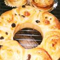 ameうめ's cooksnap of when they made 缶詰deパイナップルパン(HB)♪.