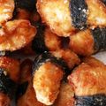 アブシンベル's cooksnap of when they made ササミでふんわり柔らか海苔巻きチキン.