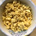 クックG497TM☆'s cooksnap of when they made 簡単 レンチン 炒り卵.