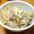 67ice's cooksnap of when they made 梅豚とキャベツのやみつき煮☆.