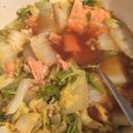 クックXY5MGV☆'s cooksnap of when they made 白菜と鮭水煮缶で煮もの.