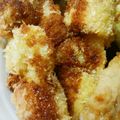 cocozoe's cooksnap of when they made 魚肉ソーセージと玉ねぎの簡単串揚げ♪♪.