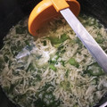 えるXL's cooksnap of when they made 冷凍オクラと卵のスープ.