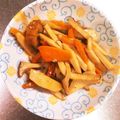 ♪sun♪sun♪'s cooksnap of when they made 簡単☆さといもdeきんぴら☆.