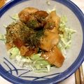 lukumomo's cooksnap of when they made 簡単 軟らか鶏胸肉の照り焼き丼.