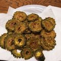 ベンジャミンぴの's cooksnap of when they made 簡単！ゴーヤの輪切りDEカレー味唐揚げ♪.