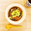 みだいふく's cooksnap of when they made 挽肉と大根のあんかけ丼ふわふわ卵のせ☆.