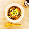 みだいふく's cooksnap of when they made 挽肉と大根のあんかけ丼ふわふわ卵のせ☆.