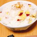 ぴよぼなーら's cooksnap of when they made ＊ひとり分でも！簡単さつまいもごはん＊.