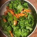 クックQ7W413☆'s cooksnap of when they made ルッコラと柿のサラダ.