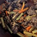 yoyoさん's cooksnap of when they made 牛肉とジャガイモのバルサミコ酢炒め.