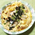 ☆くらこ☆'s cooksnap of when they made 20分で出来た簡単めんつゆでカツ丼.