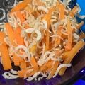 nk3's cooksnap of when they made ニンジンとしらすのきんぴら.
