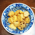 おにぎり99's cooksnap of when they made 子供がもりもり食べる蓮根と里芋の煮物.