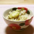 ももいろさくら's cooksnap of when they made さつまいも丸ごとドンッ♪さつまいもご飯☆.