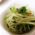 moja24's cooksnap of when they made 水菜のおかか和え✿.