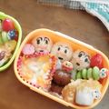ayaka0430's cooksnap of when they made アンパンマン♪キャラ弁♪4つ子おにぎり♪.