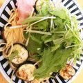 クックXQ9VEJ☆'s cooksnap of when they made ＊ナスとベーコンと水菜の和風パスタ＊.