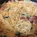 Miri65's cooksnap of when they made 簡単激ウマ！アスパラ菜のクリームパスタ.