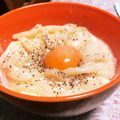クックZ02XXV☆'s cooksnap of when they made クリームカルボナーラうどん(レンジで).