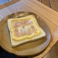 Synchro3's cooksnap of when they made 簡単とろ〜り＊カルボナーラトースト.