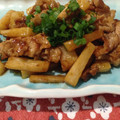 コハダちゃん's cooksnap of when they made 5分で一品！豚肉と山芋の柚子胡椒炒め.