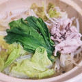 るっくｻﾝ。's cooksnap of when they made 簡単！おいしい一人鍋♡豚の水炊き♪牡蠣入.