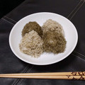 ゆぅだぃ☆'s cooksnap of when they made 富山だね～！白とろろ･黒とろろおにぎり☆.