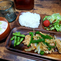 AKI∵'s cooksnap of when they made 鶏肉と新玉のオイスター炒め♪.
