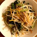 じゃみっと's cooksnap of when they made もやし人参小松菜ナムル風炒め♪.