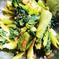 crystaI's cooksnap of when they made 材料3つ！小松菜の梅、鰹節和え.