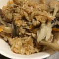 くろさとる's cooksnap of when they made ヘルシー！舞茸たっぷり炊き込みご飯.